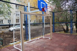 СО 5.10 - Мини-футбольные ворота с баскетбольным щитом